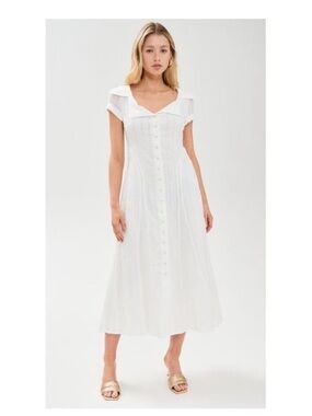 Cult Gaia White Jeanie Dress